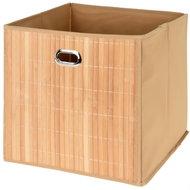 Storagesolutions Storage box with bamboo front and handle 31 × 31 × 30,5 cm - Storage Box