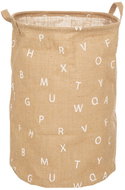Atmosphera for kids Toy basket Alphabet 35 cm, jute and foldable - Storage Box