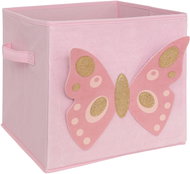 Atmosphera for kids Toy box with butterfly STAY 29 × 29 cm - Storage Box