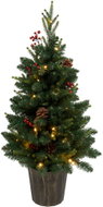 Atmosphera, Artificial tree in KAPPI pot with lights, 96 cm - Christmas Tree