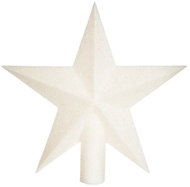 Atmosphera Christmas tree star, 22 cm, white - Christmas Decoration