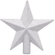 Atmosphera Christmas tree star, 22 cm, silver - Christmas Decoration