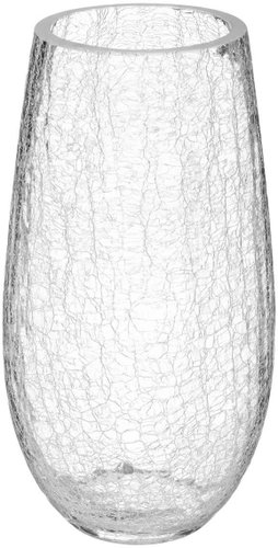 Atmosphera Vase with imitation broken glass, diameter 14 cm - Vase - Main image