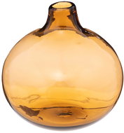 Atmosphera Coloured glass vase, diameter 12 cm, orange - Vase