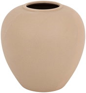 Atmosphera Ceramic vase ball RILY, 22 cm, taupe - Vase