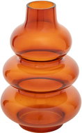 Atmosphera Amber glass vase CLOTHILDE, height 22 cm - Vase