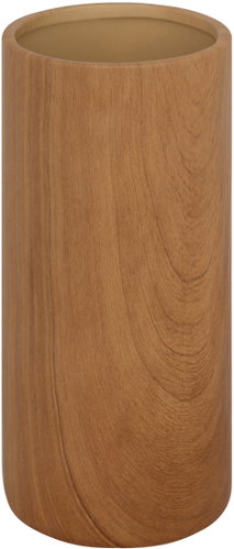 Atmosphera Ceramic vase SAO, wood effect, 20 cm - Vase - Main image