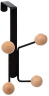 5FIVE SIMPLY SMART Věšák, na dveře, kov, černý, 11,8 × 10,1 × 18,9 cm - Coat Hanger