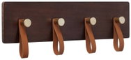 BOLTZE HOME Věšák Skado, nástěnný, dřevo, hnědý, 40 × 13 cm - Coat Hanger