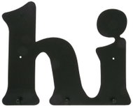 BOLTZE Věšák Hi, nástěnný, 3 háčky, kov, černý, 38 × 2 × 30 cm - Coat Hanger