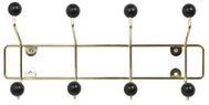 PRESENT TIME Věšák Saturnus, nástěnný, kov, zlatý, 34 × 15 cm - Coat Hanger