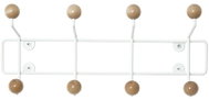 PRESENT TIME Věšák Saturnus, nástěnný, kov, bílý, 34 × 15 cm - Coat Hanger