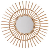 Atmosphera Dekorativní zrcadlo v ratanovém rámu Sun, 58 cm - Mirror