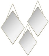 Atmosphera Set of decorative mirrors in gold frame, 3 pcs - Mirror