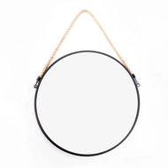 Atmosphera Hanging mirror in metal frame, diameter 37 cm - Mirror