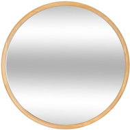 Atmosphera Mirror round in wooden frame Kim, diameter 55 cm - Mirror