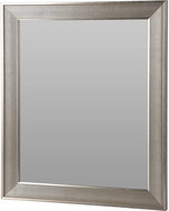 Home Styling Collection Wall mirror in metal frame, 49,5 × 2,2 × 59,5 cm, silver - Mirror