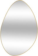 Atmosphera Asymmetrical mirror in gold frame Roman, 60 × 40 cm - Mirror
