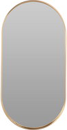 Home Styling Collection Oval mirror in gold frame, 50 × 25 cm - Mirror