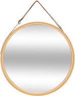 5five Simply Smart Round mirror in bamboo frame Lobee, diameter 38 cm - Mirror