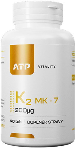 ATP Vitality K2 MK-7 200 µg 90 tob - Dietary Supplement - Main image