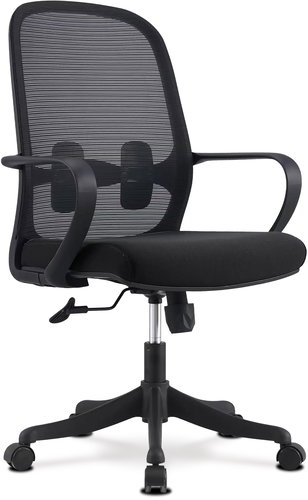 HOMEPRO KA-S424 BK, black fabric - Office Chair - Main image