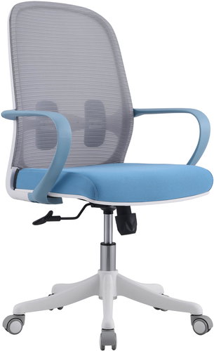 HOMEPRO Stellan, blauer Stoff - Bürostuhl - Hauptbild