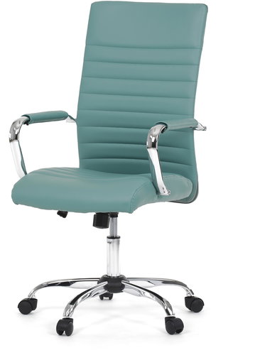 HOMEPRO Vera, blaues Ökoleder - Bürostuhl - Hauptbild