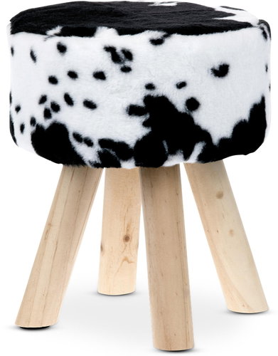 Taburet Hyge černobílý - Taburet - Main image