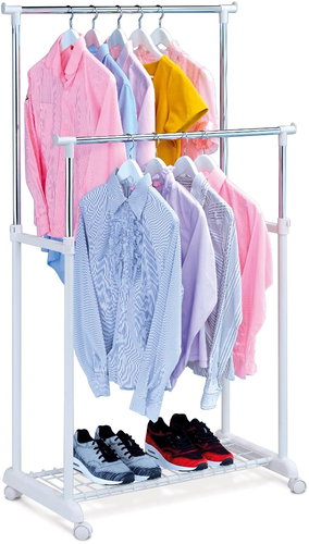 Stojan na oblečení Lucian bílý - Stojan na oblečení - Main image