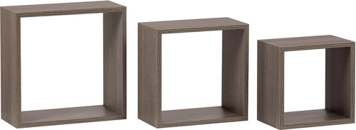 Set polic Berta dub sonoma tmavá, 30 / 27 / 24 cm - Police - Main image