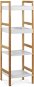 Bambusový regál Jonas, 4 police 100 x 30 x 29 cm - Regál