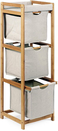 Bamboo shelf Tangi, 3 boxes - Shelving Unit - Main image