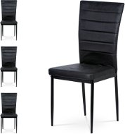 Jídelní židle Aldara černá, set 4 ks - Jídelní židle