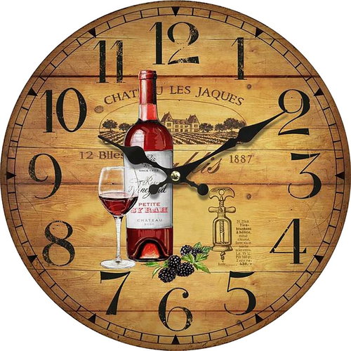 Wall Clock Vineyard - Wall Clock - Main image