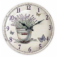 Nástěnné hodiny Levandule - Wall Clock