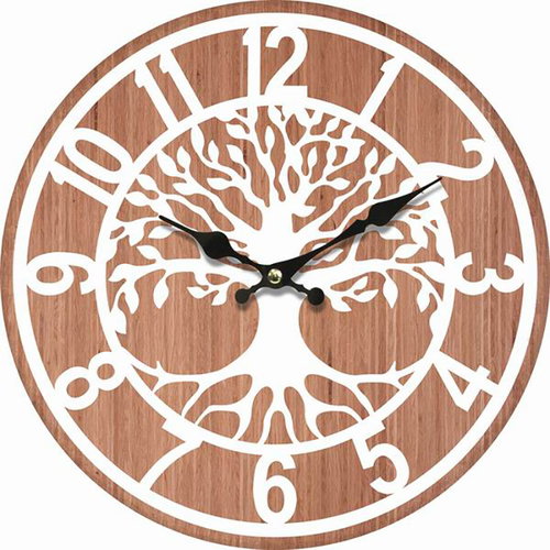 Nástěnné hodiny moderní, průměr 34 cm - Nástěnné hodiny - Main image