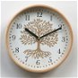 Nástěnné hodiny dřevěné, průměr 22 cm - Nástěnné hodiny
