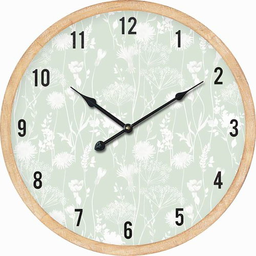 Wooden wall clock, diameter 58 cm - Wall Clock - Main image