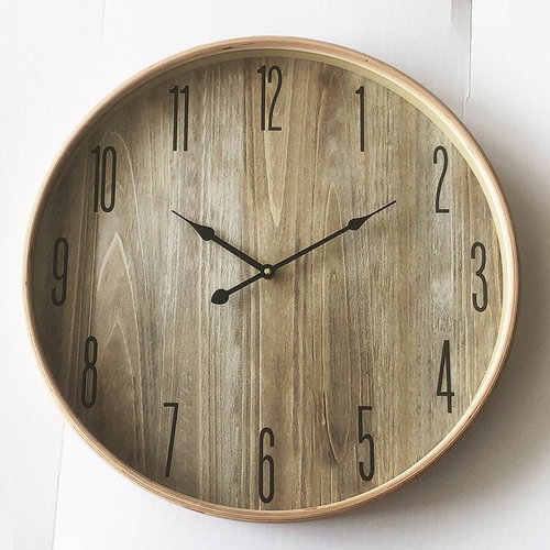 Wooden wall clock, diameter 53 - Wall Clock - Main image