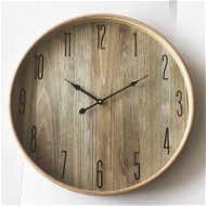 Nástenné hodiny drevené, priemer 53 cm - Nástenné hodiny