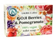 Laura Collini toaletní mýdlo Goji berries & pomegranate, 100% VEGAN - Tuhé mýdlo