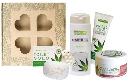 Laura Collini gift package No. 5, hemp cosmetics - Cosmetic Gift Set - Main image