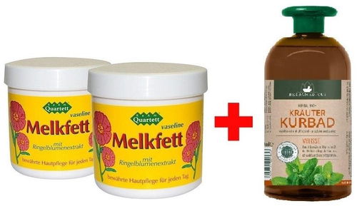 Quartett tělová vazelína + bylinná lázeň Meduňka - Dárková kosmetická sada - Hlavní obrázek