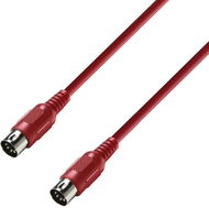 Adam Hall 3 STAR MIDI 0075 RED - Audio-Kabel