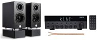 AQ Audio set WRS MM2 black passive + Fonestar AS-1515 + reprokabel AQ 615 - Set