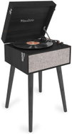Audizio Fremont Retro gramofon ve skříňce na nožičkách, Bluetooth gramofon, černý - Turntable