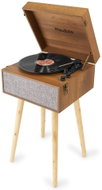 Audizio Fremont Retro gramofon ve skříňce na nožičkách, Bluetooth gramofon, hnědý - Turntable