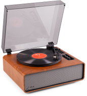 Audizio Laredo gramofon, prémiový Hi-Fi gramofon, Bluetooth přijímač, vysílač, vzhled dřeva - Turntable