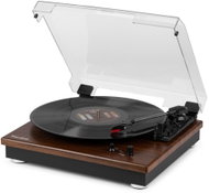 Audizio RP112L gramofon s Bluetooth přijímačem, vysílačem a vestavěnými reproduktory, tmavé dřevo - Turntable